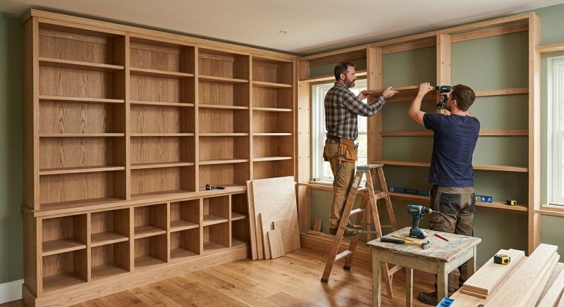 Bookcase Construction in Fairfax, VA