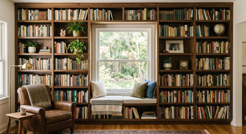 Bookshelves Installation in Annapolis, MD